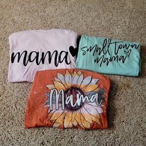 3 Bella Canvas Tees Mama